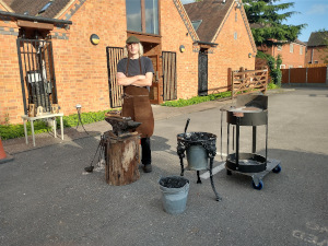 blacksmithing demo